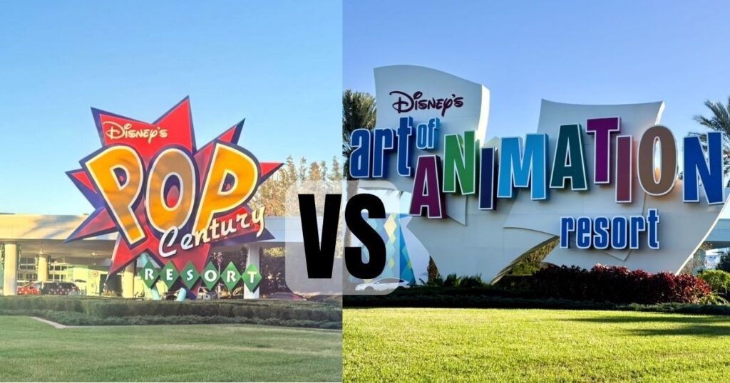 Pop Century vs. Art of Animation